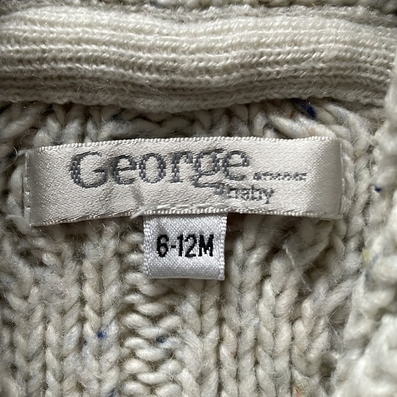 George Button Down Knit Cardigan Sweater - Picture 3 of 5
